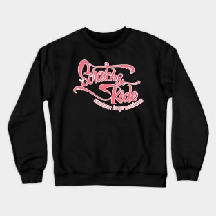 Scratch & Ride Brand (Bubblegum Pink Logo) Crewneck Sweatshirt